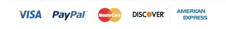 Cards accepted at checkout
